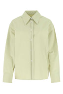 Jil Sander Pastel Green Poplin 대형 셔츠