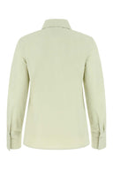 Jil Sander Pastel Camisa Poplin verde