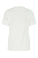 Camiseta de algodón blanco de Burberry