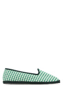 Vibi Venezia Printed Canvas Ballerinas