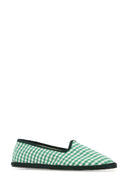 Vibi Venezia Printed Canvas Ballerinas