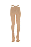 Andrea Adamo Skin Pink Stretch Viscose Blend Pant