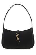 Saint Laurent Black Leather Mini Le 5 ã  7 Handbag