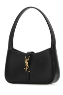 Saint Laurent Black Leather Mini Le 5 ã  7 Handbag