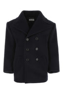 Cappotto oversize blu blu navy di Saint Laurent