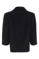 Cappotto oversize blu blu navy di Saint Laurent