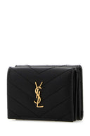 Saint Laurent Black Leather Wallet