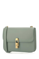 Saint Laurent Sage Green Leather Carrã© Shoulder Bag