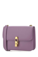 Saint Laurent Purple Leather Le Carrã© Shoulder Bag