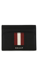 Bally Black Leather Thar Card持有者