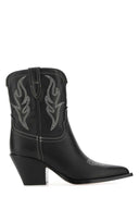 Sonora Black Leather Perla Botts