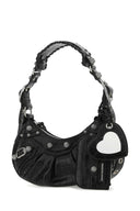 Balenciaga Black Leather Le Cagole Xs Shoulder Bag