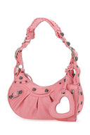 Balenciaga Pink Nappa Leather Le Cagole Xs Borsa a tracolla
