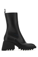 Chloe Black Rubber Ankle Boots