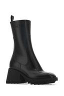 Chloe Black Rubber Ankle Boots
