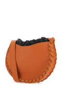 Chloe Dark Orange Leather Small Mate Crossbody Bag