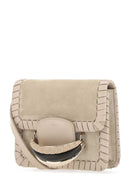 Chloe Sand Suede Kattie Clutch