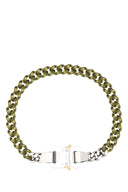 Collar de nylon y metal de dos tonos