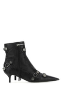 Balenciaga Boots de tobillo de cuero negro de cuero
