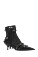 Balenciaga Boots de tobillo de cuero negro de cuero