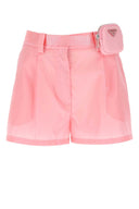 Prada Pink Nylon Shorts
