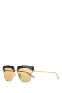 Gucci Gold Metal Sunglasses