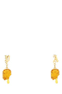 Palm Angels Golden Metal Earrings