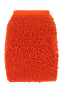 Bottega Veneta Red Wool Miscela gonna