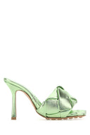Bottega Veneta Light Green Nappa Leather Lido Sandals