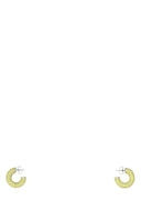 Amina Muaddi Embellished Metal Mini Cameron Earrings