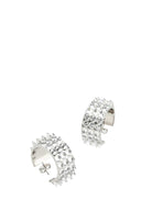 Amina Muaddi Embellished Metal Big Karma Earrings