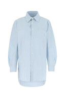Bottega Veneta Embroidered Cotton Oversize Shirt