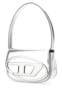 Diesel Silver Leather 1 Dr Shoulder Bag