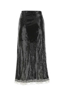 Koche Black Paillettenrock