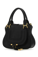 Chloe Black Leather Small Marcie Handbag
