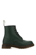 Dr Martens Bottle Green Leather 1460 Ankle Boots