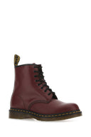Dr Martens Burgundy Leather 1460 Ankle Boots