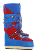 Alanui Multicolor Suede And Fabric Boots