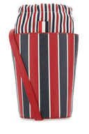 Mini bolso de cuero impreso de Thom Browne