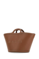 Piccola borsetta Tropicalia in pelle marrone Marni