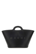 Piccola borsa di Tropicalia in pelle nera Marni