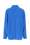 Quira Blue Crepe Shirt