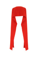 Quira rote Wolle Poncho
