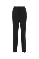 Pantalón de lana negra fendi