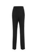 Pantalón de lana negra fendi