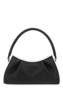 Elleme Two Tone Leather Dimple Moon Shoulder Bag