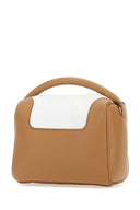 Bolso de tesoro de cuero de dos tonos Elleme