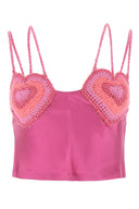 Marco Rambaldi Fucsia Satin Top