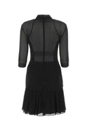 Givenchy Black Stretch Viscose Blend Mini Dress