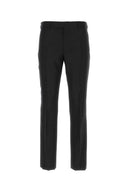 Versace Black Wool Blend Pant